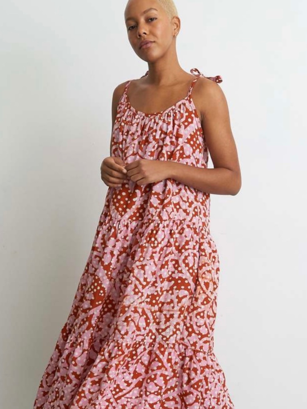 Osei Duro Esca Dress in Hedera